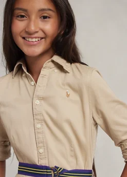 Robe-chemise Ceinture Coton Chino -LOLY Femme Vetements Magasin s7 1305261 alternate3