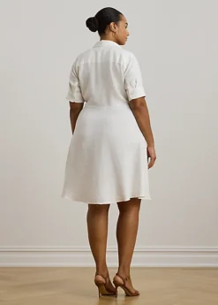 Robe-chemise En Lin 8 Robe-chemise En Lin -LOLY Femme Vetements Magasin s7 1402295 alternate3