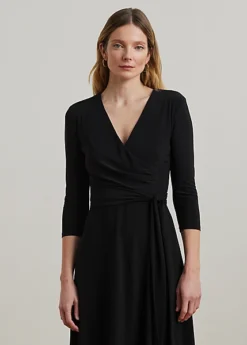 Robe Col En V Croisé En Jersey -LOLY Femme Vetements Magasin s7 1404612 alternate1