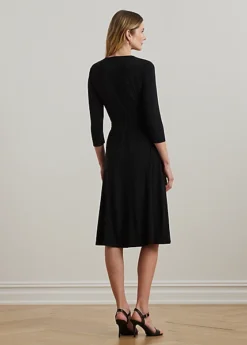 Robe Col En V Croisé En Jersey -LOLY Femme Vetements Magasin s7 1404612 alternate3