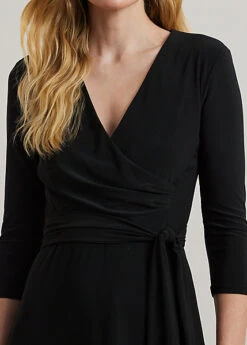 Robe Col En V Croisé En Jersey -LOLY Femme Vetements Magasin s7 1404612 alternate4