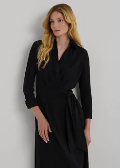 Robe Mi-longue à Col En V Croisé 7 Robe Mi-longue à Col En V Croisé -LOLY Femme Vetements Magasin s7 1422413 alternate1