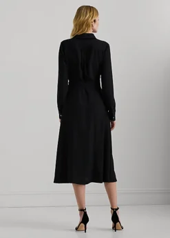 Robe Mi-longue à Col En V Croisé 8 Robe Mi-longue à Col En V Croisé -LOLY Femme Vetements Magasin s7 1422413 alternate3