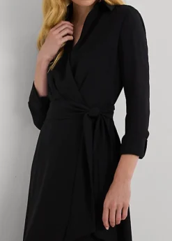Robe Mi-longue à Col En V Croisé 9 Robe Mi-longue à Col En V Croisé -LOLY Femme Vetements Magasin s7 1422413 alternate4