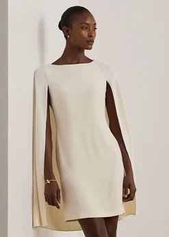 Robe De Cocktail à Cape En Georgette -LOLY Femme Vetements Magasin s7 1440687 alternate1