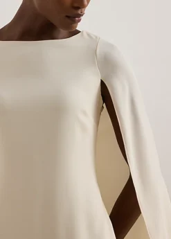 Robe De Cocktail à Cape En Georgette -LOLY Femme Vetements Magasin s7 1440687 alternate4