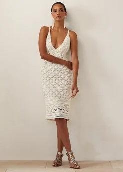 Robe-pull Sans Manches à Col En V