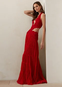 Robe De Soirée Wynter Dos Nu En Tulle -LOLY Femme Vetements Magasin s7 1443945 alternate5