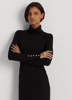 Robe à Col Roulé En Coton Mélangé -LOLY Femme Vetements Magasin s7 1458984 alternate1