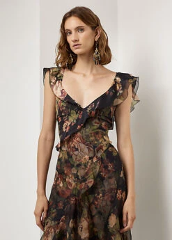 Robe Soirée Brienne Mousseline De Soie 7 Robe Soirée Brienne Mousseline De Soie -LOLY Femme Vetements Magasin s7 1460745 alternate1