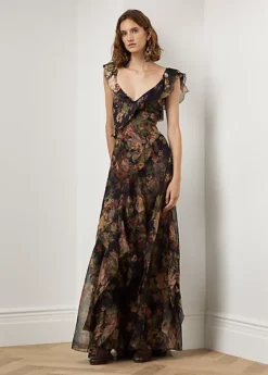 Robe Soirée Brienne Mousseline De Soie