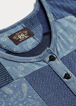 Robe à Patchwork Jersey Indigo -LOLY Femme Vetements Magasin s7 1464683 alternate16