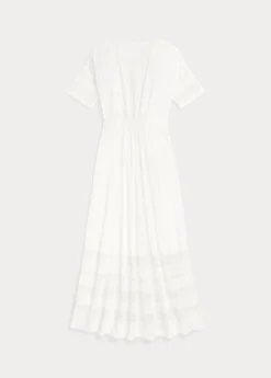 Robe En Lin Et Coton Bordée De Dentelle -LOLY Femme Vetements Magasin s7 1464706 alternate15