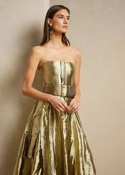 Robe Du Soir Briar En Organza Métallisé 9 Robe Du Soir Briar En Organza Métallisé -LOLY Femme Vetements Magasin s7 1467170 alternate1