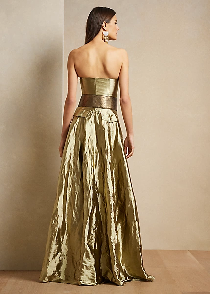 Robe Du Soir Briar En Organza Métallisé 4 Robe Du Soir Briar En Organza Métallisé – Image 4