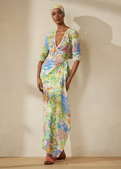 Robe Du Soir Collinson En Voile De Lin