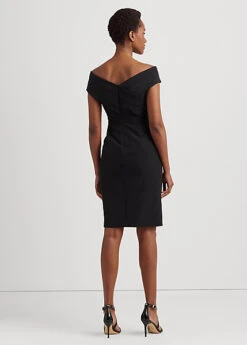 Robe Aux épaules Dégagées En Crêpe -LOLY Femme Vetements Magasin s7 1468933 alternate3