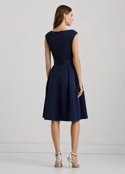 Robe De Cocktail Ceinturée Faille Jersey -LOLY Femme Vetements Magasin s7 1468971 alternate3