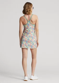 Robe Fleurie à Dos Nageur En Jersey -LOLY Femme Vetements Magasin s7 1471938 alternate3