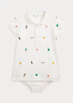 Robe Polo En Piqué Tropical Et Bloomer