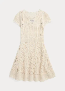 Robe-pull En Coton Pointelle