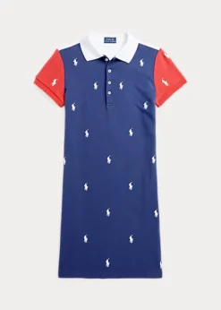 Robe Polo Avec Poney En Coton Piqué