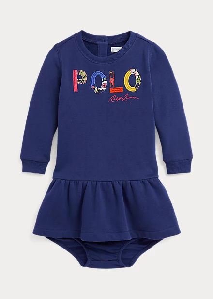 Robe En Molleton à Logo Et Bloomer 1 Robe En Molleton à Logo Et Bloomer