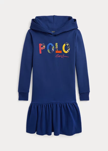 Robe-sweat à Capuche Et Logo En Molleton 1 Robe-sweat à Capuche Et Logo En Molleton