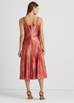 Robe En Satin à Motif Tie-dye à Anneaux -LOLY Femme Vetements Magasin s7 1483498 alternate3