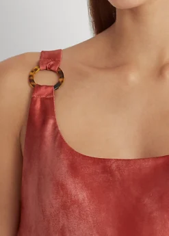 Robe En Satin à Motif Tie-dye à Anneaux -LOLY Femme Vetements Magasin s7 1483498 alternate4