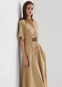 Robe-chemise Bordée De Boucles En Coton -LOLY Femme Vetements Magasin s7 1483499 alternate1