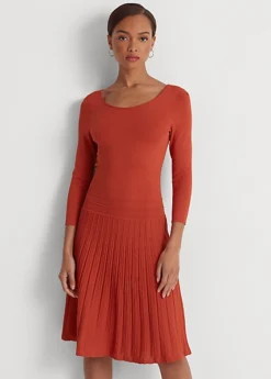 Robe Rayée à Manches Trois-quarts -LOLY Femme Vetements Magasin s7 1483500 alternate1