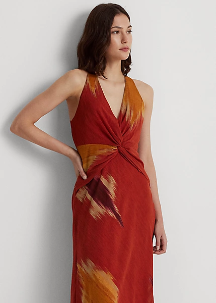 Robe De Soirée Dos Nu Géo Georgette 3 Robe De Soirée Dos Nu Géo Georgette – Image 3