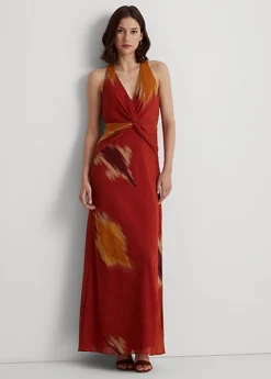 Robe De Soirée Dos Nu Géo Georgette 11 Robe De Soirée Dos Nu Géo Georgette -LOLY Femme Vetements Magasin s7 1483545 alternate5