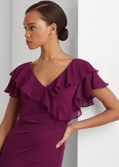 Robe Volantée En Georgette Froissée -LOLY Femme Vetements Magasin s7 1483548 alternate4