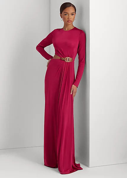 Robe Découpée En Jersey Avec Boucle 1 Robe Découpée En Jersey Avec Boucle