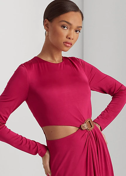 Robe Découpée En Jersey Avec Boucle 5 Robe Découpée En Jersey Avec Boucle – Image 5