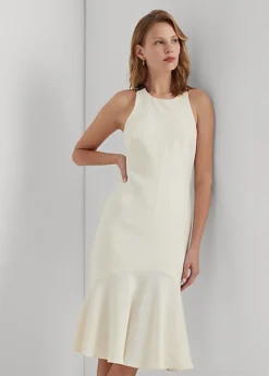 Robe à Boucles En Crêpe Double Face 8 Robe à Boucles En Crêpe Double Face -LOLY Femme Vetements Magasin s7 1483583 alternate1