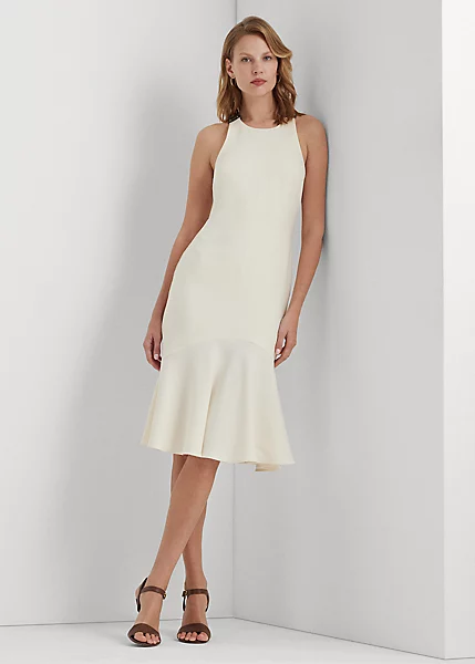 Robe à Boucles En Crêpe Double Face 1 Robe à Boucles En Crêpe Double Face