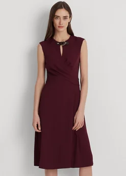 Robe En Georgette Mancherons Et Boucles -LOLY Femme Vetements Magasin s7 1483584 alternate1