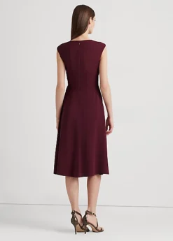 Robe En Georgette Mancherons Et Boucles -LOLY Femme Vetements Magasin s7 1483584 alternate3