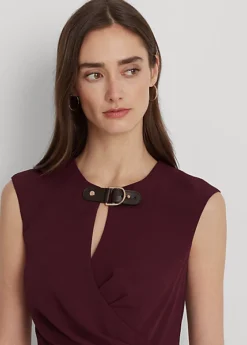 Robe En Georgette Mancherons Et Boucles -LOLY Femme Vetements Magasin s7 1483584 alternate4