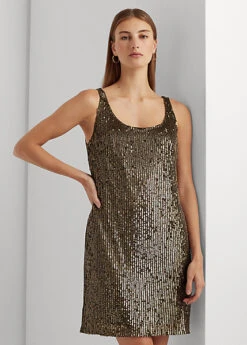 Robe De Cocktail Sans Manches à Sequins -LOLY Femme Vetements Magasin s7 1483628 alternate1
