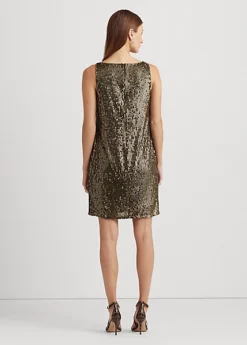 Robe De Cocktail Sans Manches à Sequins -LOLY Femme Vetements Magasin s7 1483628 alternate3