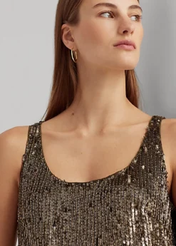 Robe De Cocktail Sans Manches à Sequins -LOLY Femme Vetements Magasin s7 1483628 alternate4