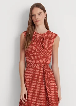 Robe Fleurie à Mancherons Crêpe à Bulles 7 Robe Fleurie à Mancherons Crêpe à Bulles -LOLY Femme Vetements Magasin s7 1484269 alternate1