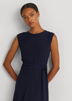 Robe Ceinturée En Crêpe Bulle -LOLY Femme Vetements Magasin s7 1484362 alternate1