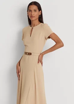 Robe Ceinturée En Georgette