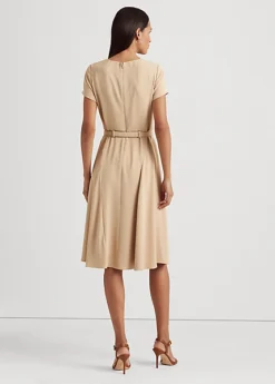 Robe Ceinturée En Georgette -LOLY Femme Vetements Magasin s7 1484364 alternate3