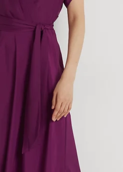 Robe Ceinturée En Crêpe 9 Robe Ceinturée En Crêpe -LOLY Femme Vetements Magasin s7 1484367 alternate4